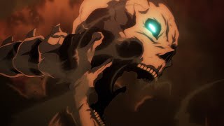 Eren Founding Titan Transformation Attack on Titan Episode 80 English Sub 4K 60FPS [upl. by Matthew313]