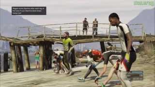 GTA 5  PS3  Triathlon 2  The Alamo Sea Gold Medal [upl. by Travax]