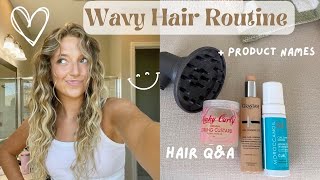 If you think you might have wavy hair try this EASY WAVY HAIR TUTORIAL [upl. by Anitsrik683]