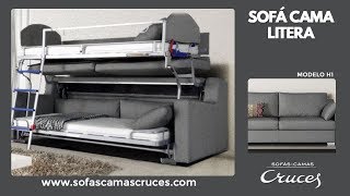 Sofá cama litera [upl. by Letnuahs]