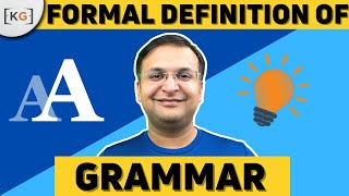 62 Formal definition of Grammar  Tuples of a grammar Grammar language generator [upl. by Htilil50]