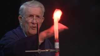 Making coloured flames with nitrocellulose [upl. by Eekram]