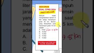 SOAL CPNS 2024  TIPE SOAL TIU CPNS PASTI KELUAR [upl. by Gregory]