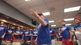 Philadelphia Phillies  Postseason Berth  Manager Rob Thomsons Locker Room Speech [upl. by Nicol]