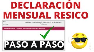 Régimen Simplificado de Confianza Declaración IVA RESICO sat 2023 [upl. by Revned]