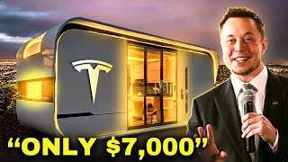 Elon Musk I Am Releasing Teslas CHEAPEST House That Will SOLVE The Housing Crisis [upl. by Cacie522]