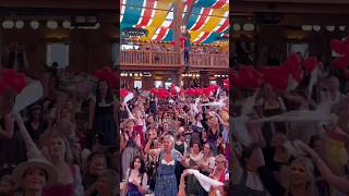 Italian Music and OKTOBERFEST  we think they liked it🍻🇩🇪🇮🇹 1200 Power Women knows how to Party🤩 [upl. by Alfie555]