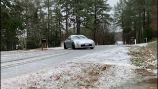 Sliding My 350z❄️ [upl. by Chill716]