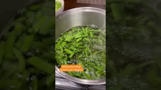 Why Blanching Matters blanching freezinggreenbeans freezingvegetables preserving shorts HomeEc [upl. by Des921]