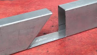 how to bend square tube 90 degree angle [upl. by Nonek922]