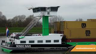 Binnenvaartschip Sendo Nave op het Lekkanaal  Binnenvaart  Shipspotting [upl. by Kyre802]