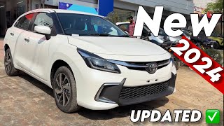 NEW TOYOTA GLANZA G SECOND TOP MODEL DETAILED REVIEW 2024 NEW GLANZA MOST VALUE FOR MONEY VARIANT G [upl. by Witha956]