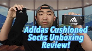 adidas Cushioned Quarter Socks Review Worth it [upl. by Satterlee327]