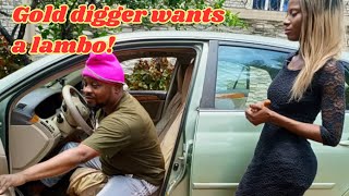 Gold digger prank  part 3 She wants a Lamborghini before wedding golddigger pranks [upl. by Anayrb448]