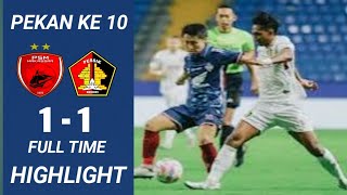 HIGHLIGHT  PSM MAKASSAR 1 VS 1 PERSIK KEDIRI  HASIL BRI LIGA 1 2024 [upl. by Krischer688]