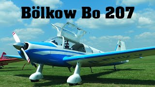 Bölkow Bo 207  Airshow Breclav 2023  4K [upl. by Boorman867]