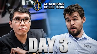 GRABE ngayon si Wesley GM So vs GM Carlsen  Champions Chess Tour 2023 Day 3 [upl. by Akinahc]