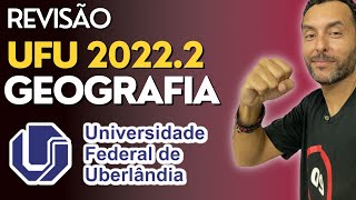 REVISÃO UFU 20222  GEOGRAFIA  GABARITAGEO [upl. by Ailee]