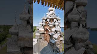 Fantastic beautiful church KARELIA KIZHI RUSSIA [upl. by Ilatan]