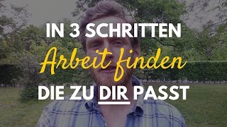 Welcher Beruf passt zu mir  Wie finde ich Arbeit die zu mir passt [upl. by Cirre]