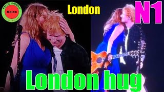 OMG Taylor Swift Gets Intimate With Ed Sheeran On Wembley Stage At N1 Eras Tour London [upl. by Hidie]