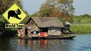 Voyage au Cambodge Siem Reap à Battambang en Bateau Maryse amp Dany © Youtube [upl. by Suolkcin]