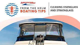 Cleaning Eisenglass and Strataglass  Boating Tips [upl. by Oakes]