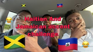 Jamaican And Haitian Accent Challenge [upl. by Melac]