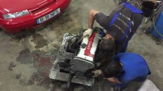 Opel Calibra 20 16v c20xe rebuild [upl. by Naerda660]