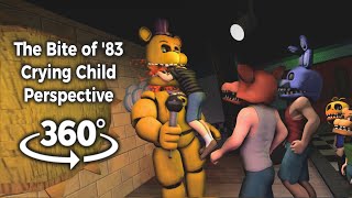 360° The Bite of 83  FNAF 4 Ending Animated Crying Child Perspective [upl. by Alyac]