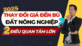 Giá đền bù đất nông nghiệp năm 2025 thay đổi như thế nào 2 điều cần quan tâm lớn Hiệp Bất Động Sản [upl. by Oramlub44]