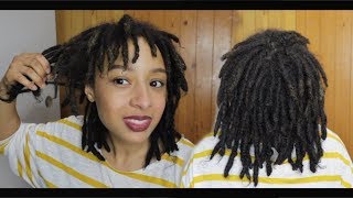 8 MONTH DREADLOCK UPDATE  CURRENT MOISTURIZING ROUTINE ✨ [upl. by Clarisse322]