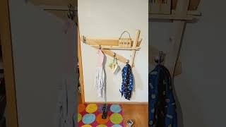 Coat rack with small shelf [upl. by Ateekal]