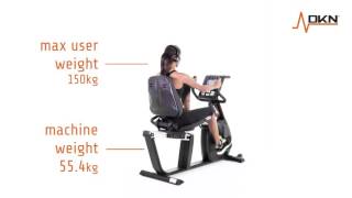 DKN Recumbent Exercise Bike RB 4i [upl. by Penn280]