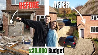 Extreme Home Renovation on a budget  UK DIY Renovation [upl. by Atteynad]