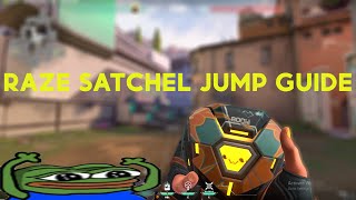 ULTIMATE Raze Satchel Jump Guide Ascent [upl. by Arbba904]