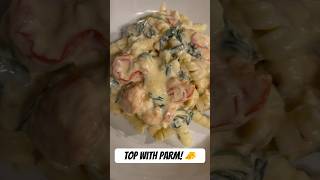 WIFES DELICIOUS TUSCAN PASTA 🔥 food youtubeshorts pasta [upl. by Anoyi133]