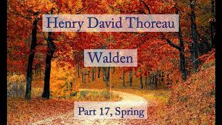 Henry David Thoreau Walden  Spring Audiobook [upl. by Olnek]