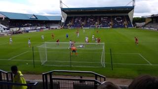 David Goodwillie Goal vs Raith Rovers  120715 [upl. by Shiau]