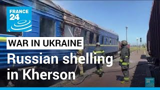 Kherson shelling Russian strikes kill 21 in southern Ukraine • FRANCE 24 English [upl. by Nonnerb]