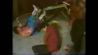 Bill Dundee amp Jerry Lawler vs Carl Fergie amp Don Bass Concession Stand Brawl 10787 [upl. by Skantze]