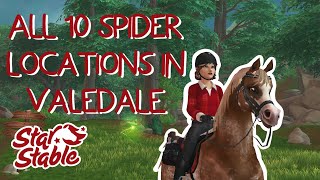 All 10 Spiders In Valedale Updated Hollow Woods  Star Stable Online [upl. by Zebada639]