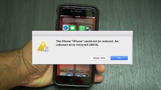 2021 Solution How to Fix iPhone Error 4013 [upl. by Nimoynib]