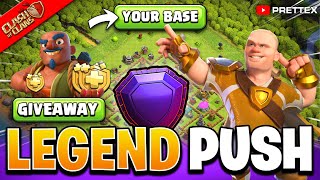 TH16 LEGEND ATTACKS JUNE 22  CLASH OF CLANS LIVE [upl. by Etteraj659]