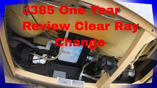 Jacuzzi J385 Hot Tub 1 Year Review And Clear Ray Change Out [upl. by Balch]