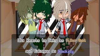 My hero academica react to Deku and Bakugou as TNT DUO \Part One  Quackity Smp Addition [upl. by Anileh]