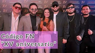 Código FN celebra XV años con su disco “XV” 💥 [upl. by Nwahsauq]