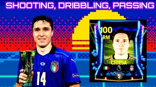 100 RM FEDERICO CHIESA REVIEW BEST RM IN FC MOBILE 24 RETRO STARS STCBCAMCMRWLWLBRBCDMCF [upl. by Turino78]