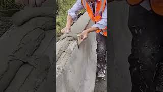 Anti collision wall cement mortar smoothing process [upl. by Byrn]