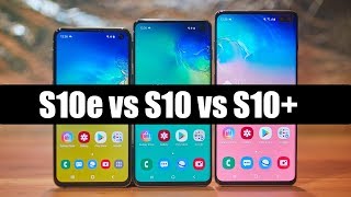 Galaxy S10e vs S10 vs S10 Plus Choose the RIGHT ONE w this Precision Guide [upl. by Bendicty374]